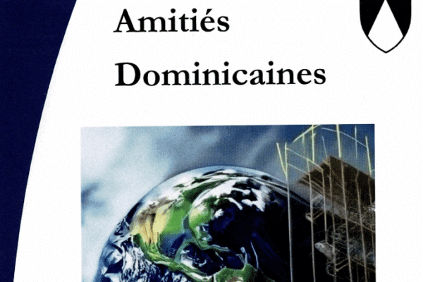Une partie de la couverture du périodique "Amitiés dominicaines"