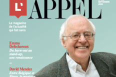 Couverture du numéro de septembre du magazine l'appel